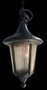 310 Glass Black Green Outdoor Hanging Light 