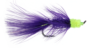 Steelhead Purple/ Chartreuse Egg Sucking Leech