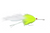Chartreuse/ White Pike Fly