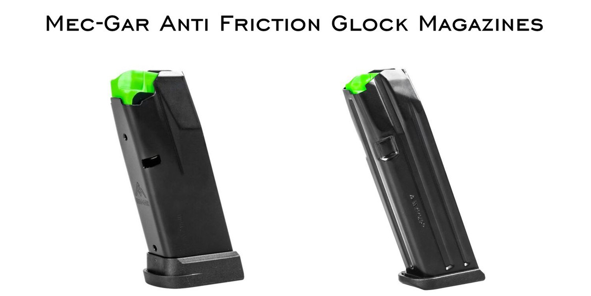 Mec-Gar Anti Friction Steel Glock Magazines