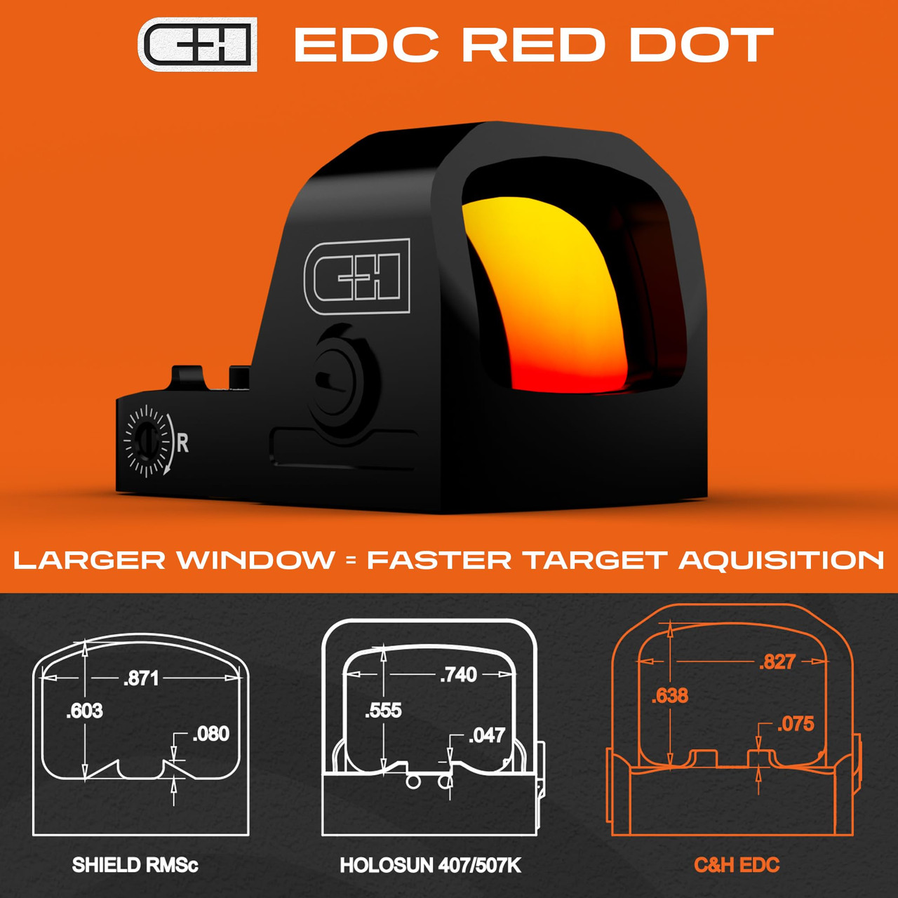 C&H EDC GLX 3 MOA DOT FOR G43/48 MOS
