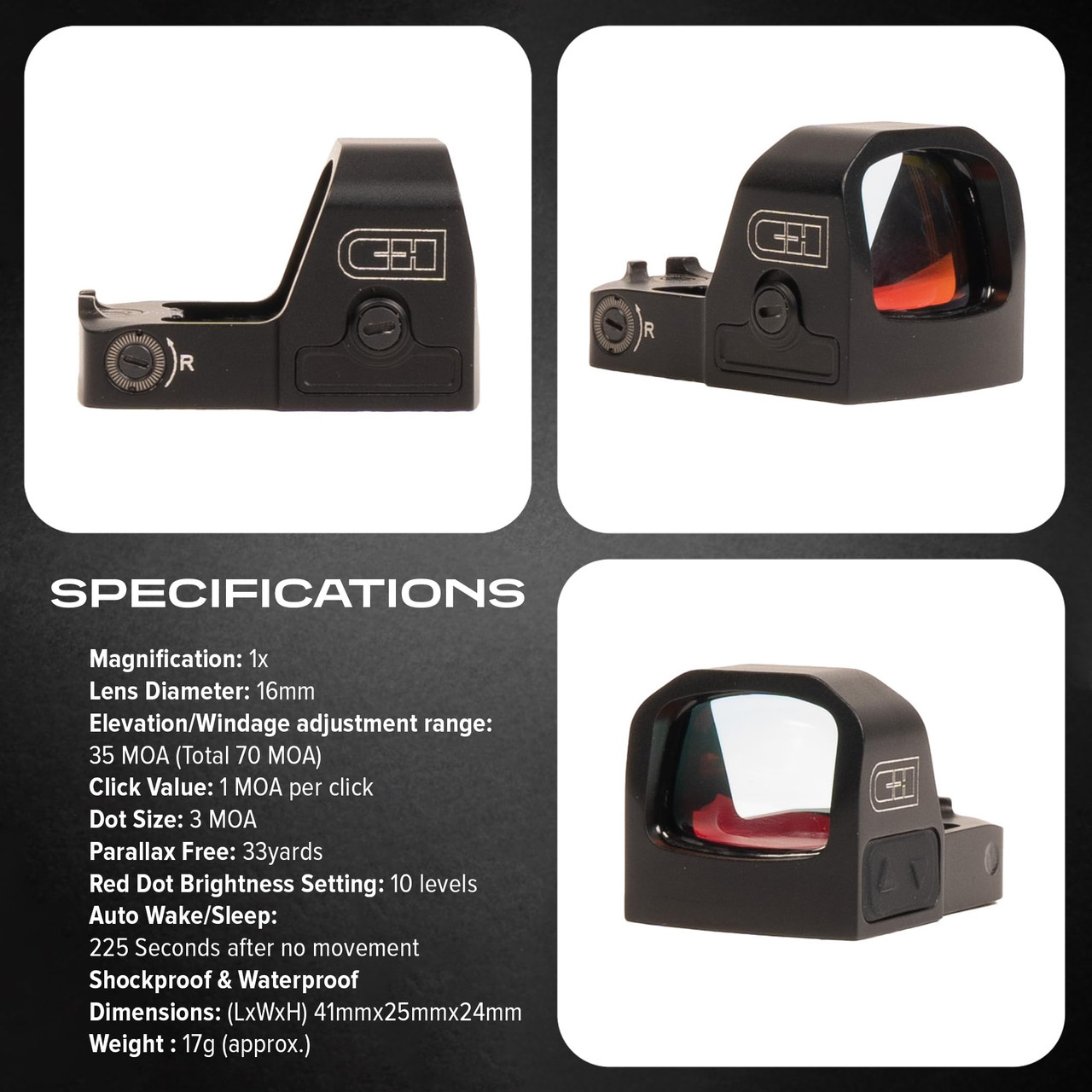 C&H EDC GLX 3 MOA DOT FOR G43/48 MOS