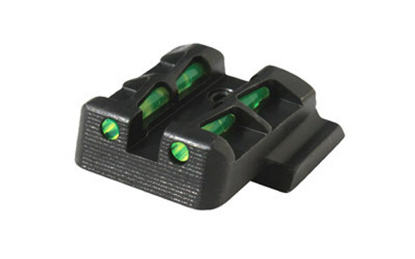 HIVIZ Rear Litewave Interchange Sight for Glock Models 9mm, .40 S&W, and .357 Sig