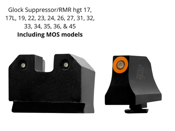 XS R3D GLOCK SM SUPPRESSOR ORANGE