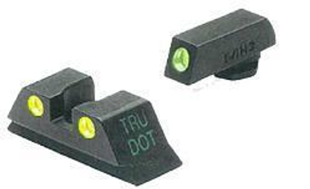 Meprolight Night Sights Yel +1/6.9 Fits G20,21,29,30,36,37,38,39