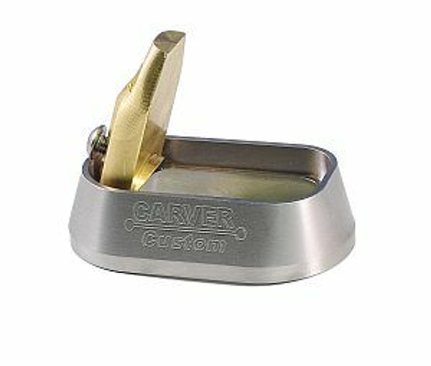 CARVER Custom Stainless Steel Magwell Fits G17/22 Gen4 CARVER Custom Stainless Steel Magwell Fits G17/22 Gen4