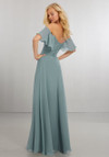 Morilee Bridesmaid 21571 Chiffon Off Shoulder A-Line Dress