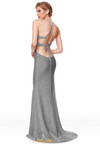 Clarisse 3789 Halter Neck Sleeveless Side Slit Long Dress