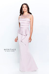 Montage by Mon Cheri 120903 Bateau Neck Sleeveless Dress