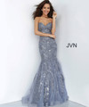 JVN by Jovani JVN00874 Strapless Sweetheart Lace Gown