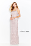 Cameron Blake by Mon Cheri 120602 Lace Square Neck Dress