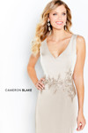 Cameron Blake by Mon Cheri 120611 V-neck Sleeveless Dress