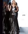 JVN by Jovani JVN02721 V-neck Sleeveless Fitted Long Dress