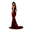 Portia and Scarlett PS6339 Lycra Sweetheart Neck Long Dress
