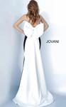 Jovani 12020 Crepe Sweetheart Neck Strapless Long Dress