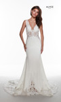 Alyce Paris 5065 Plunging Neckline Mermaid Long Dress