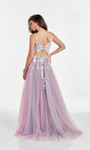 Alyce Paris 60894 A-line Plunging Neckline Long Dress
