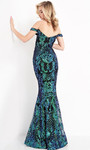 JVN by Jovani JVN04515 Embellished Off Shoulder Gown