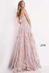 JVN by Jovani JVN06474 Sweetheart Neckline Floral Dress