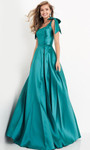 JVN by Jovani JVN4449 Sleeveless Shoulders Ballgown