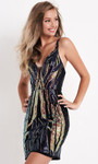 Jovani JVN04548 Sequin-Embellished Sheath Dress
