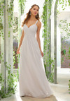 Morilee Bridesmaid 21608 Chiffon Ruched Draped Bodice Dress