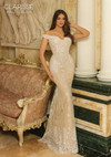 Clarisse 600210 Off the Shoulder Fit and Flare Gown