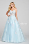 Colette by Daphne CL12123 Sleeveless Tulle Gown