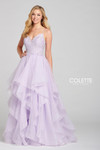 Colette by Daphne CL12129 Sleeveless Glitter A-line Gown