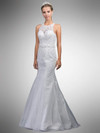 Dancing Queen A7003 Sleeveless Beaded Lace Illusion Gown