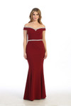 Celavie 6348 Beaded Off Shoulder Mermaid Long Dress