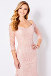 Cameron Blake by Mon Cheri 221688 Sleeves Corded Lace Gown