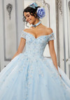 Morilee 60143 Beaded Lace Sparkle Tulle Quinceanera Ballgown