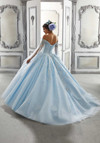 Morilee 60143 Beaded Lace Sparkle Tulle Quinceanera Ballgown