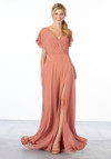 Morilee Bridesmaid 21667 V-back Flowing Chiffon Dress