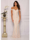 Dave and Johnny A10321 Lace Off the Shoulder Gown