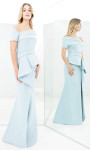 Alexander by Daymor 1361 Asymmetrical Short Sleeve Dress