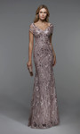 Alyce Paris 27533 Illusion Neck Fit N Flare Long Dress