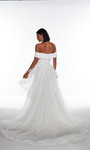 Alyce Paris 7020 Off Shoulder Fit N Flare Evening Gown