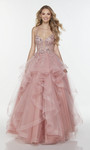 Alyce Paris 61085 Plunging Neck Long Ballgown Dress