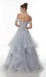 Alyce Paris 61095 Off Shoulder Tulle-lace Long Elegant Dress