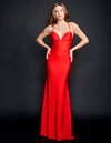 Nina Canacci 6567 Sleeveless Long Straight Prom Pageant Gown