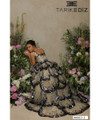 Tarik Ediz 98083 Sleeveless Square Tiered Floor-length Gown