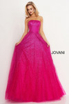 JVN by Jovani JVN02875 Embellished Strapless Long Ballgown