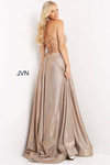 JVN by Jovani JVN04713 Glitter Sleeveless V Neck Long Gown