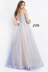JVN by Jovani JVN07638 Sleeveless Plunging V-Neck Ballgown