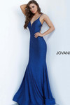 JVN by Jovani JVN4221 Sleeveless Strappy Back Glitter Gown