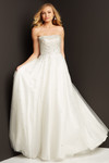 JVN by Jovani JVN65664 Straight Strapless Beaded Ballgown