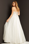 JVN by Jovani JVN65664 Straight Strapless Beaded Ballgown