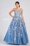 Colette by Daphne CL12224 Sweetheart Neck Rhinestone Gown